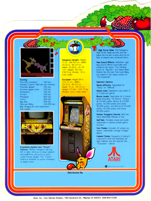 Kangaroo (bootleg) [Bootleg] Arcade Game Cover